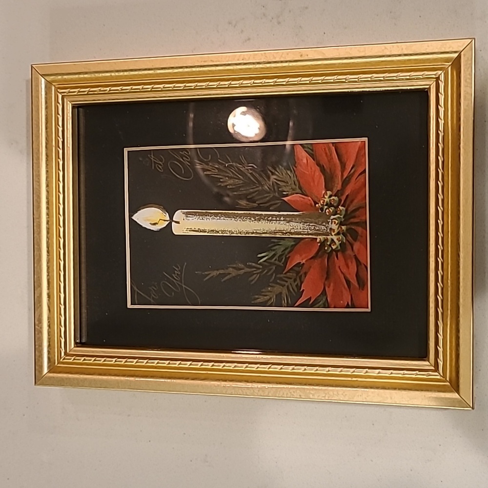 Beautiful framed Christmas art - Picture 1 of 6